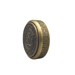 EDC Zen Buddha Fidget Spinner Retro Brass Hand Spinner Decompression Tool Toy 07FC0E-D4 - KOEEK