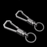 Titanium Alloy EDC Keychain w/ Keyring Hanging Carabiner Buckle Multi Tool Gift 07FC0E-D4 - KOEEK