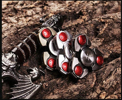 Steel Alloy Fidget Hand Spinner Finger Gyro Toys EDC Focus Stress Reliever Gift 07FC0E-D4 - KOEEK