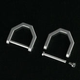 EDC Type D Buckle Titanium Alloy Porable Car Keychain Horseshoe Buckle Gifts 07FC0E-D4 - KOEEK