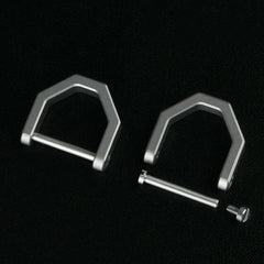 EDC Type D Buckle Titanium Alloy Porable Car Keychain Horseshoe Buckle Gifts 07FC0E-D4 - KOEEK