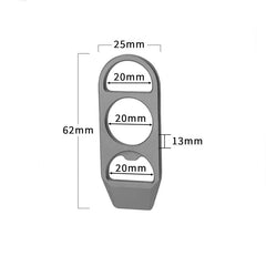 EDC Titanium Alloy Multi Tools Crowbar Bottle Opener Portable Outdoor Keychain 07FC0E-D4 - KOEEK