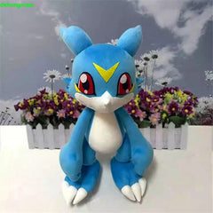 Digimon Digital Monster V-mon Blue Plush Doll Stuffed Toy Pillow Xmas Gift 50cm 07FC0E-D4 - KOEEK