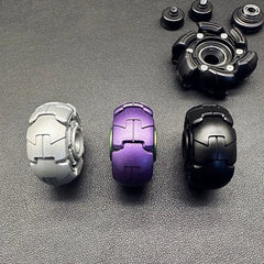 EDC Deformation Mecha Fidget Hand Spinner Alloy Stress Relief Fingertip Gyro Toy 07FC0E-D4 - KOEEK