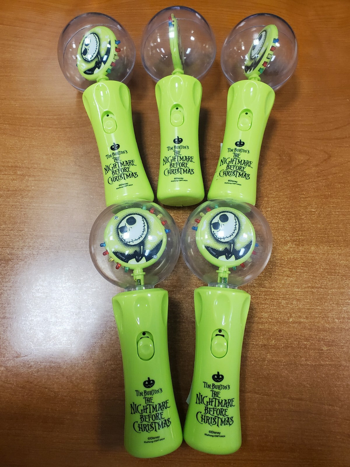 5 Pack: Disney Jack Skellington Light Spinner Nightmare Before Christmas 2C DISNEY - KOEEK