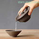 4.33"IN Pottery Teapot Kettle Gaiwan Tea Cup Tea Set Tea Ceremony Home Decor 07FC0E-D4 - KOEEK