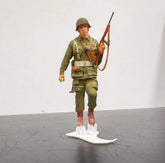 1:35 WWII US Army Rangers Infantry Figures Painted Finished Diorama Model 07FC0E-D4 - KOEEK