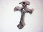 Hot High Chromium Steel Cross Keychain Necklace Men's Decorative Pendant EDC 07FC0E-D4 - KOEEK