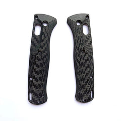 2PCS 3K Carbon Fiber Handle Scales Patch For Benchmade Bugout 535 07FC0E-D4 - KOEEK