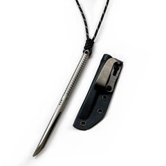 Titanium Outdoor Multi Tool EDC Tea Knife Ice Pick Tea Cake Pick with K Sheath 07FC0E-D4 - KOEEK