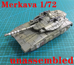1/72 Israel Merkava Main Battle Tank Plastic Painted Unassembled Model 07FC0E-D4 - KOEEK