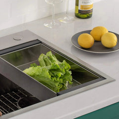 Stainless Steel Colander for Workstation Kitchen Sink, CS-6 07FC0E-D4 - KOEEK