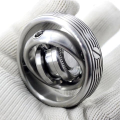 EDC Gyroscope Stainless Steel Hand Fidget Stress Relief Focus Toy gift 07FC0E-D4 - KOEEK