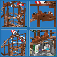 new Mould King 11013 Pirate Ship Roller Coaster Building Block Kid RC Toy 2174Pcs MOULD KING - KOEEK
