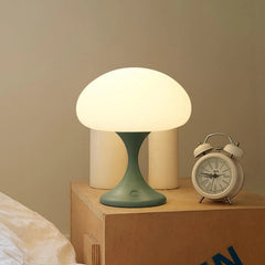 Mushroom Lamp, 5 Watt LED Cordless Rechargeable Table Lamp, Green 07FC0E-D4 - KOEEK