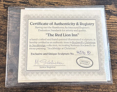 Hawthorne Rockwell's Christmas in Stockbridge "The Red Lion Inn" w/ Light Kit HAWTHORNE - KOEEK