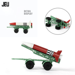 JEU 10Pcs Military Missile Rocket Transport Truck Set, Diecast Toy Gift for Boy JEU - KOEEK