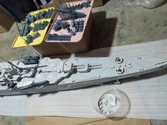 3D Printed 1/200 Japanese Navy Haguro Heavy Cruiser Unpainted Model Kit 07FC0E-D4 - KOEEK