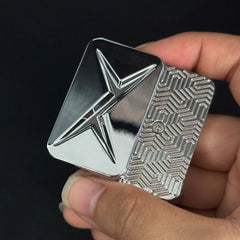 Trackless Fidget Slider Metal EDC Push Card Stress Relief ADHD Office Toys Gifts 07FC0E-D4 - KOEEK