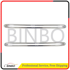 2PCS Chrome Front Bumper Grille Molding Trim For Mercedes W167 GLE350 450 20-22s 07FC0E-D4 - KOEEK