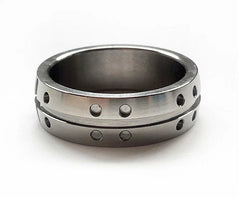 TC4 Titanium Alloy Ring CNC Made Men Women Finger Rings EDC Gift 07FC0E-D4 - KOEEK