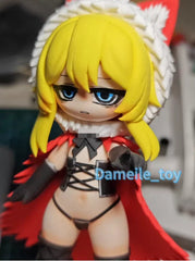 10cm Black Souls Red Hood Standing Custom Clay Model With Dust Cover And Base 07FC0E-D4 - KOEEK