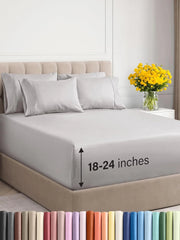 Sheet Set - 6 Piece Breathable Cooling Sheet Set - Hotel Luxury Sheet Set 07FC0E-D4 - KOEEK