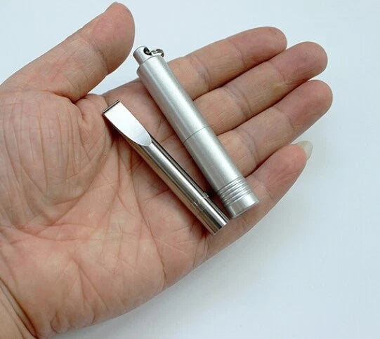 TC4 Titanium Alloy Cigarette Holder Smoking Cessation Filter Fine Converter Tool 07FC0E-D4 - KOEEK