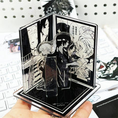 Anime Bungo Stray Dogs Dazai Osamu Scene Acrylic Desktop Stand Figure Collection 07FC0E-D4 - KOEEK