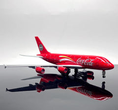 Coca-Cola Airbus A380 20cm Alloy Model with Removable Wheels Display Piece 07FC0E-D4 - KOEEK