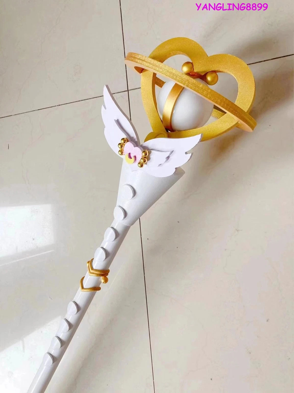 Sailor Moon Tsukino Usagi Cosplay Canes Wand Magic Staff Prop 160cm Roleplay Toy 07FC0E-D4 - KOEEK