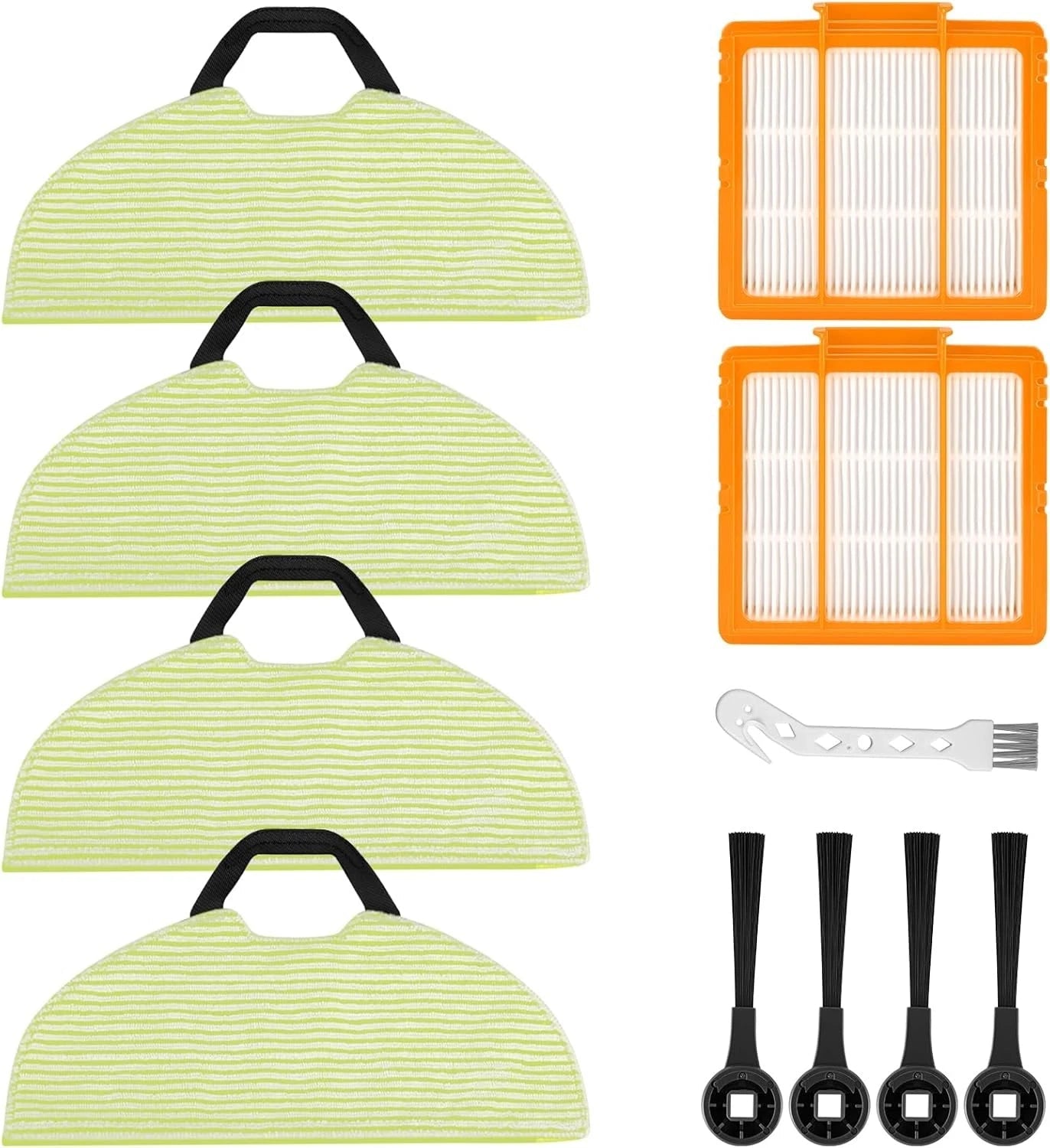 AV2610WA RV2610WA Vacuum Mop Replacement Pads Compatible with Shark AV2610WA 07FC0E-D4 - KOEEK