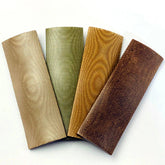 2PCS Flax Micarta Knife Handle Material Blanks Scales Knife Scales Blanks EDC 07FC0E-D4 - KOEEK