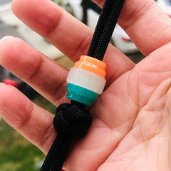 1PCS Resin Knife Lanyard Bead Glow in the Dark Paracord Bracelet DIY EDC Beads 07FC0E-D4 - KOEEK