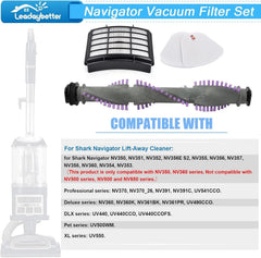 Brush Roll Filter Replacement for Shark Navigator Lift Away 07FC0E-D4 - KOEEK