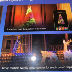 Twinkly Lights Christmas Tree Topper Star Mappable RGB LED SOLD OUT TWINKLY - KOEEK