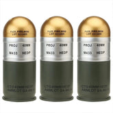 3x M433 40mm HEDP Prop Replica Grenades with Storage Box for Military Collectors 07FC0E-D4 - KOEEK