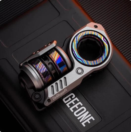 EDC Aluminum alloy Quick Silver Aurora Push Slider Multi-functional Toys Gifts 07FC0E-D4 - KOEEK