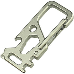 HotTitanium TC4 Mechanic Key Chain Carabiner Opener Outdoor Multi EDC Tool M-KC1 07FC0E-D4 - KOEEK