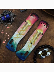1 Pair Titanium Alloy Grip Handle Scales for Benchmade Bugout 535 Folding Knife 07FC0E-D4 - KOEEK
