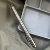 Pocket Titanium Double Locked Ballpoint Pen Lock Pattern Surface Design EDC Pen 07FC0E-D4 - KOEEK