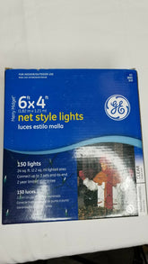 GE 150 Clear Lights 6' x 4' Net Style Holiday Christmas Decor GE - KOEEK