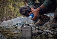 Titanium Military Canteen Cups Outdoor Camping Cooking Kit Water Bottle Mess Tin 07FC0E-D4 - KOEEK