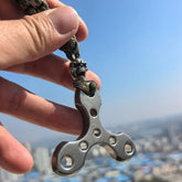 TC4 Titanium alloy Triangle Cross Pendant “Thickened 8mm” - EDC Tool 07FC0E-D4 - KOEEK