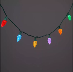 Wondershop 80ct LED C9 Faceted Christmas String Lights Multicolor WONDERSHOP - KOEEK