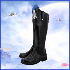 Customized Gepard Landau Shoes Honkai: Star Rail Men Cosplay Shoes Long Boots 07FC0E-D4 - KOEEK