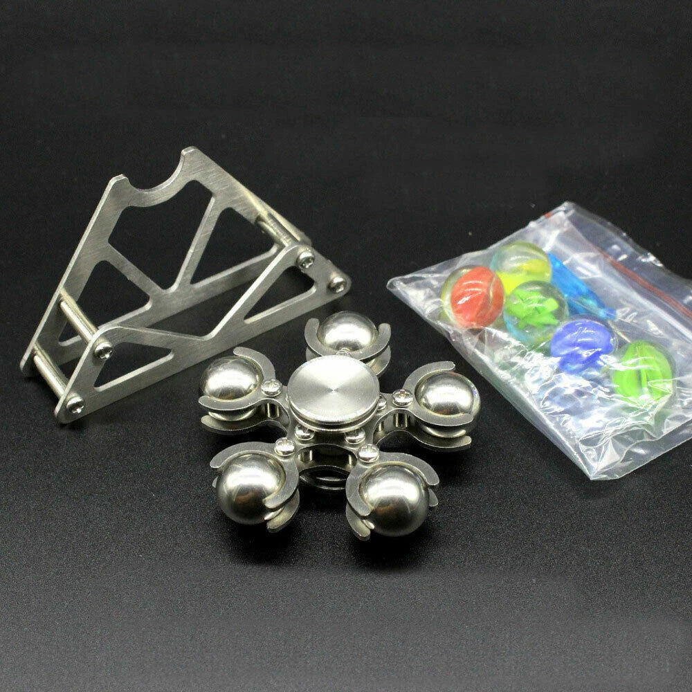 Stainless Steel Ferris Wheel Gyroscope Hand Spinner Fidget Decompression EDC Toy 07FC0E-D4 - KOEEK