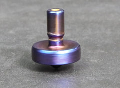 Titanium Alloy Hand Twisting Spinning Top Gyro Gyroscope Hand engraving Gyro Toy 07FC0E-D4 - KOEEK