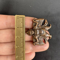 Tibetan Brass Garuda Pendant Amulet Bird Necklace Collectible 07FC0E-D4 - KOEEK