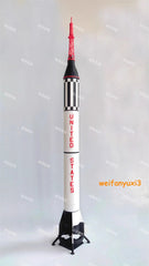 1/72 Scale Red Stone Launch Vehicle Rocket Finished Model Painted Toys Gift 07FC0E-D4 - KOEEK